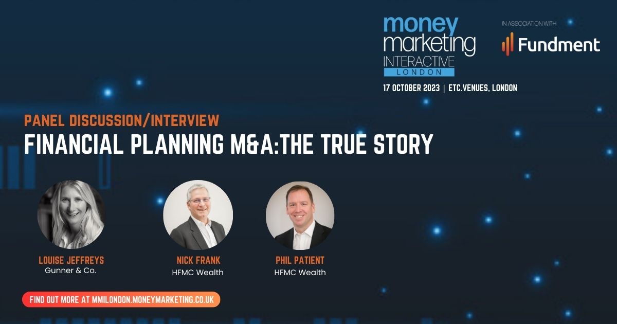 _moneymarketing's tweet photo. Louise Jeffreys (Gunner & Co.) shares the highs and lows of the M&A process in this interview with Nick Frank and Phil Patient.
#MMInteractive23 https://t.co/0Nc6UYPPFY