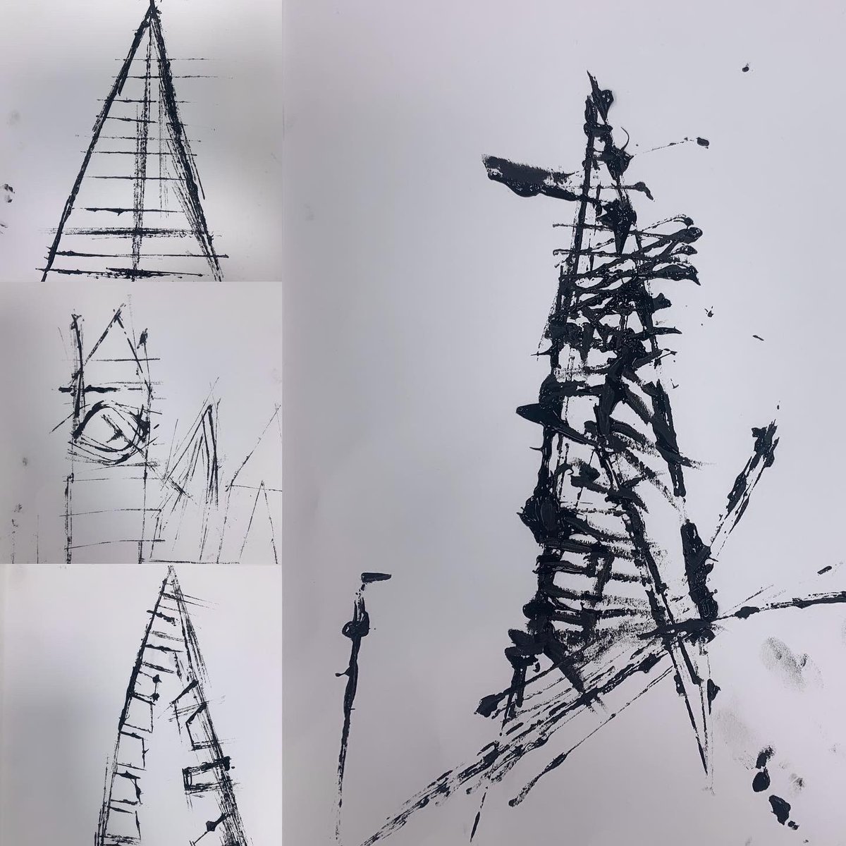 ArtCaterham's tweet photo. A busy first half term with Year 2 beginning by exploring drawing and printmaking through architecture #ks1 #art #architecture #monoprinting #caterhampreprep #caterhamprep https://t.co/oJBXlsEupq
