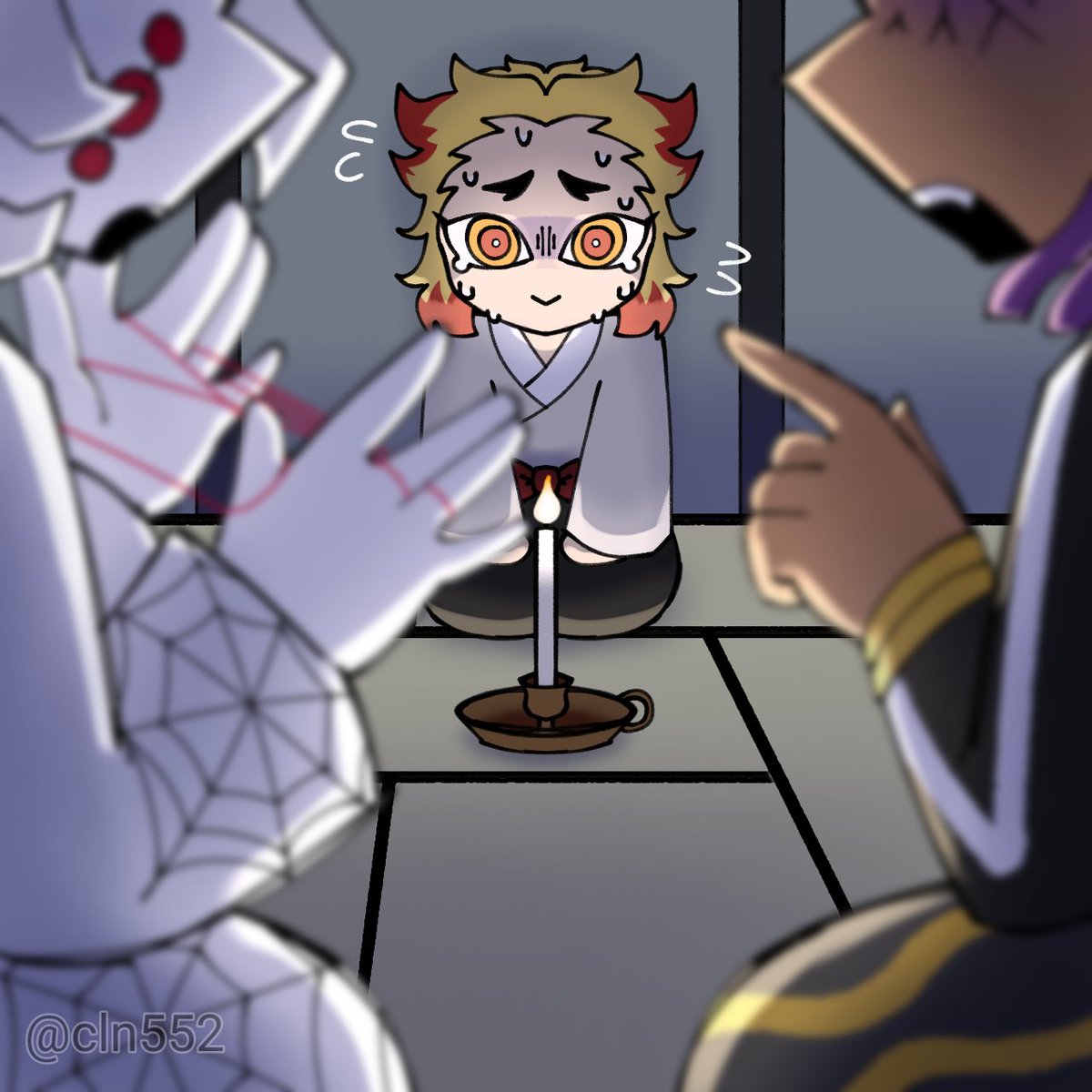 cln552's tweet photo. Playdate with demons!! (They broke into his house) https://t.co/kJv4EL5hAs