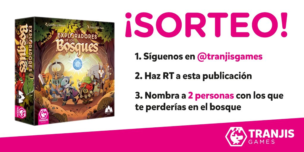 Explora y encuentra un gran premio: Exploradores de los Bosques, que llega a tiendas el próximo jueves.

1- Síguenos
2- Haz RT
3- Menciona a 2 personas que dejarías perdidas en un bosque (o algo así era…)