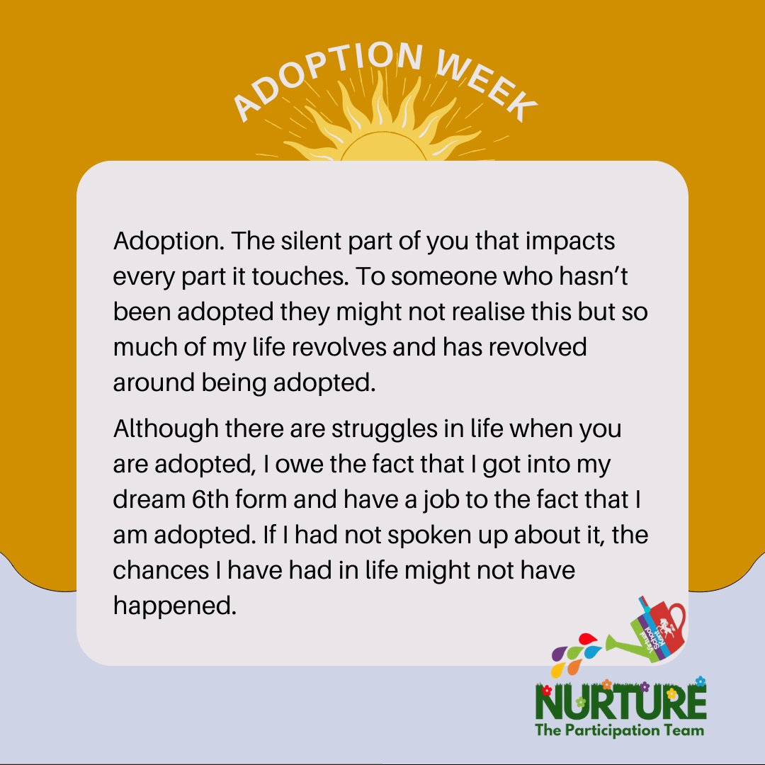 VirtSchl_Kent's tweet photo. As a celebration of #NationalAdoptionWeek, Charmaine, who completed her apprenticeship at VSK, shared her experiences of adoption and the impact adoption, VSK and the Adoptables have had on her journey. 💚
.
#Adoption #AdoptionWeek #NAW2023 #AdoptionUK https://t.co/JHPSHaJkba