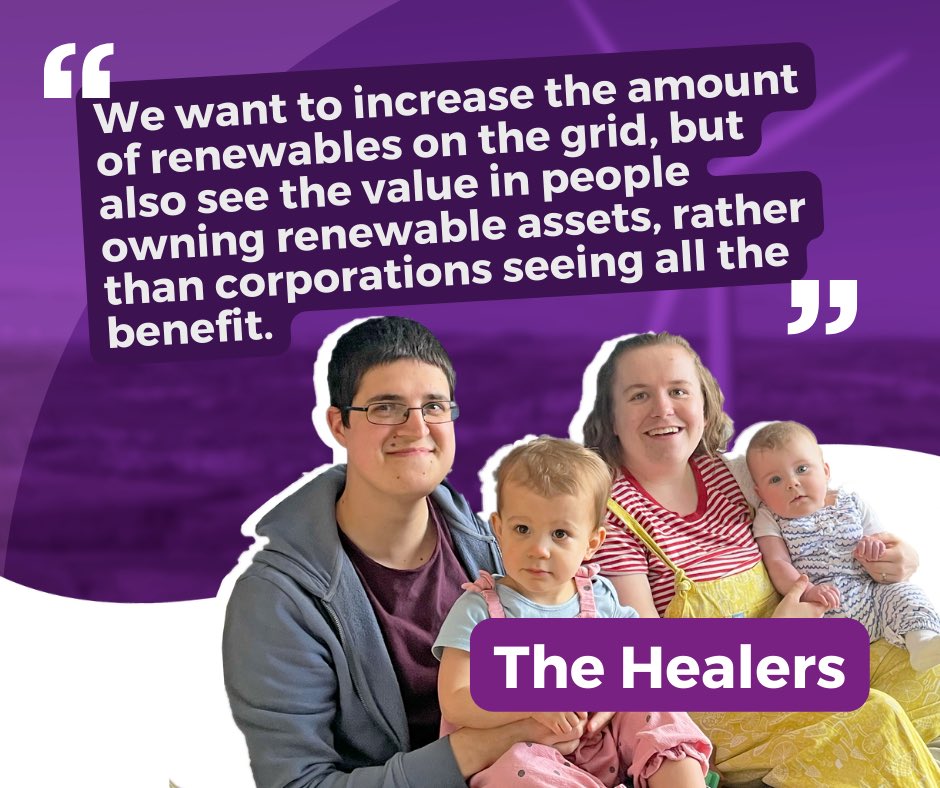 RippleEnergy's tweet image. We need
✔️More renewables
✔️People-owned power
✔️A future without fossil fuels
We need more #renewables for clean, low cost power. The UK is not building them fast enough.
There’s a tremendous wave of support for renewables and people-owned power. Find out more about