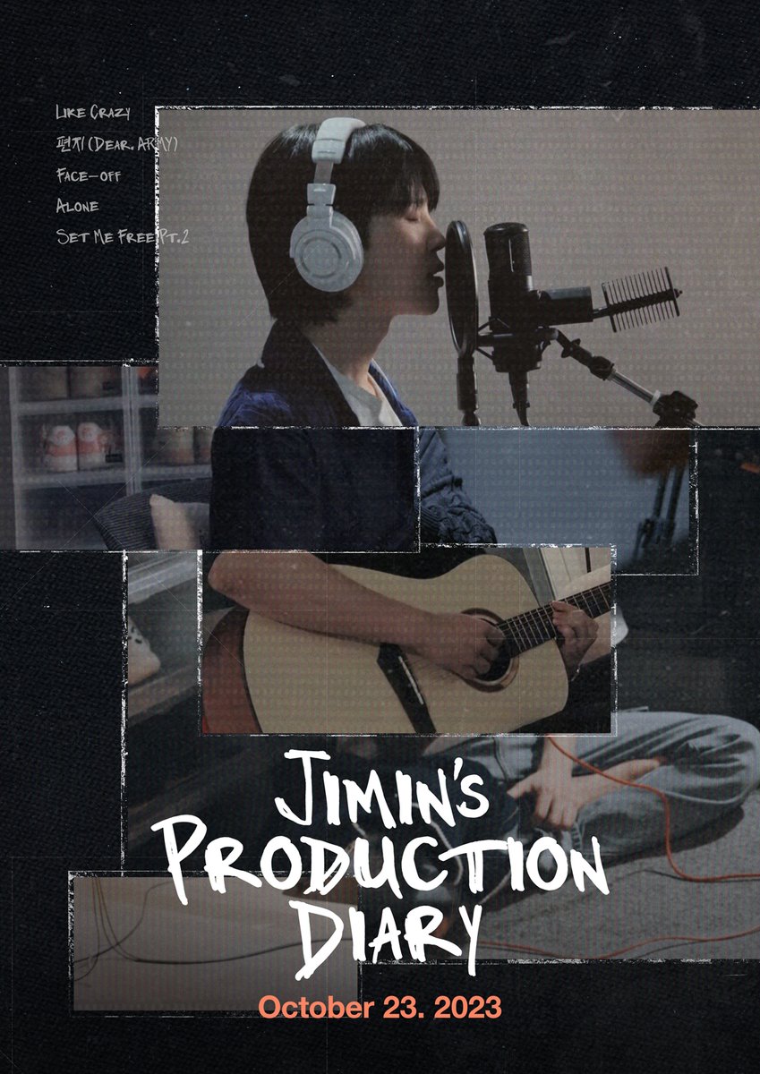 <Jimin's Production Diary> Poster (Diary ver.) 📅 Oct 23, 6PM (KST) ONLY on Weverse Pre-order NOW 👉Global: weverseshop.io/shop/GL/sales/… 👉Japan: weverseshop.io/shop/JP/sales/… #Jimin #지민 #Production_Diary #프로덕션다이어리