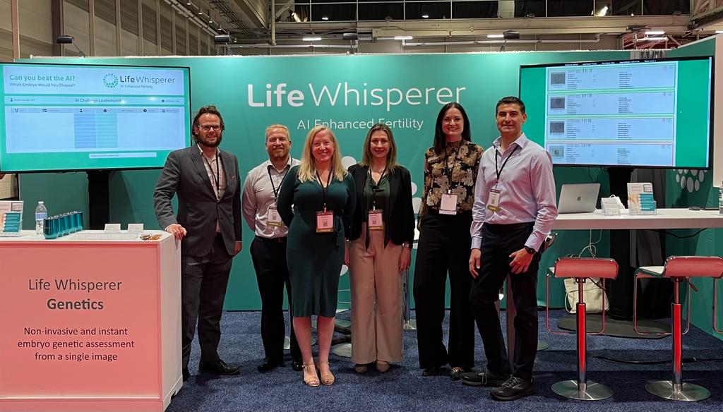 Team <a href="/Life_Whisperer_/">Life Whisperer | AI Enhanced Fertility</a>  is having a great time at #asrm2023.

There is still time to make it to the top of the AI Challenge leaderboard! Come by Booth 1200 to check it out or see a demo.