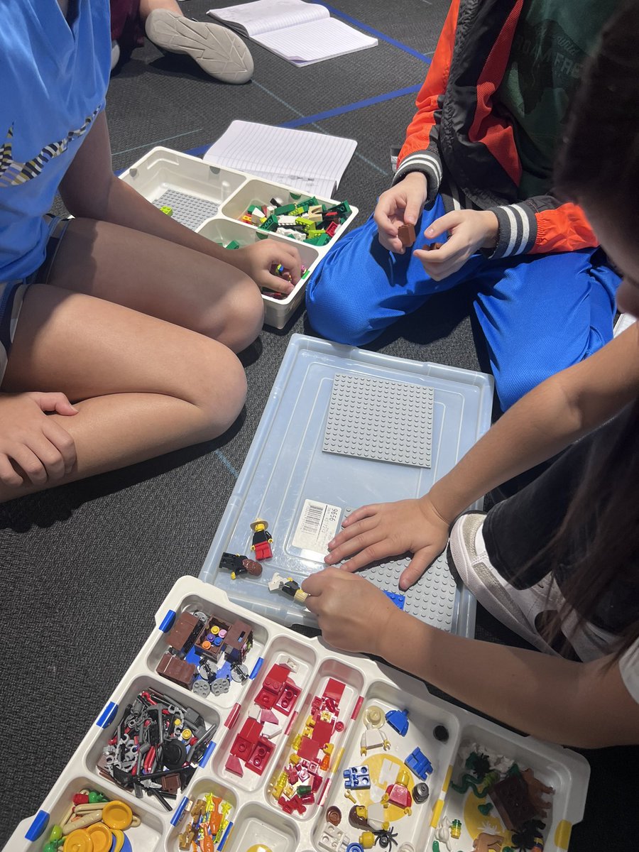 Scholars were so excited to dig into their Lego Story Starters to show their knowledge of text structures. 📚<a href="/canSTEM/">Cannon Cubs</a>