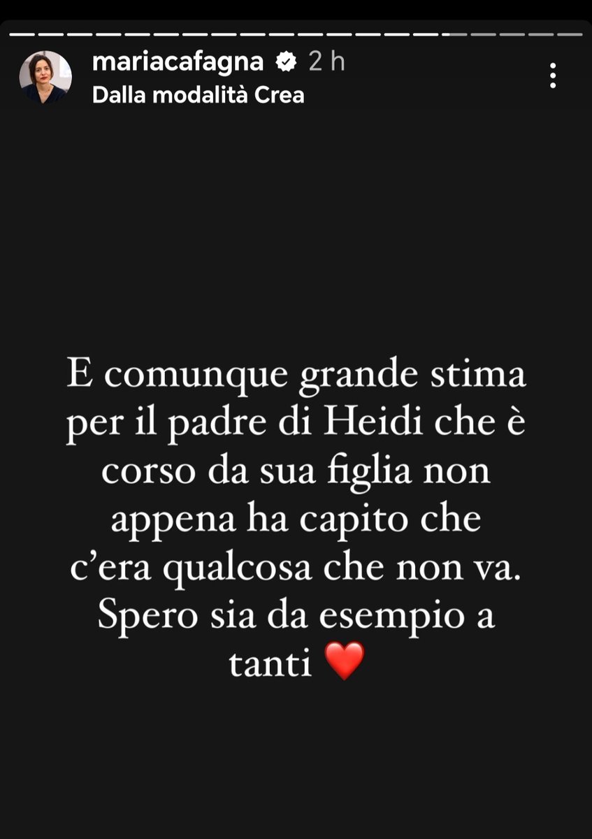 RobyTodaGioia's tweet photo. Complimenti a Maria Cafagna per averci messo la faccia e per aver riassunto su Instagram il concetto che noi tutti vorremmo far recepire a Piersilvio, Autori e conduttore. #FUORIVARRESE #grandefratello #heidi @MedInfinityIT @EndemolShineIT @GrandeFratello https://t.co/hE25QYTkxF