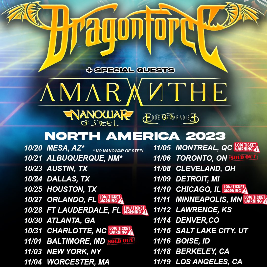 DragonForce tweet picture