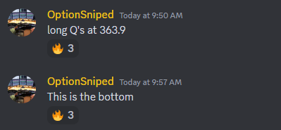 OptionSniped's tweet photo. $ES $SPY $QQQ $NQ  Caught the bottom live https://t.co/49T5meVQ0x