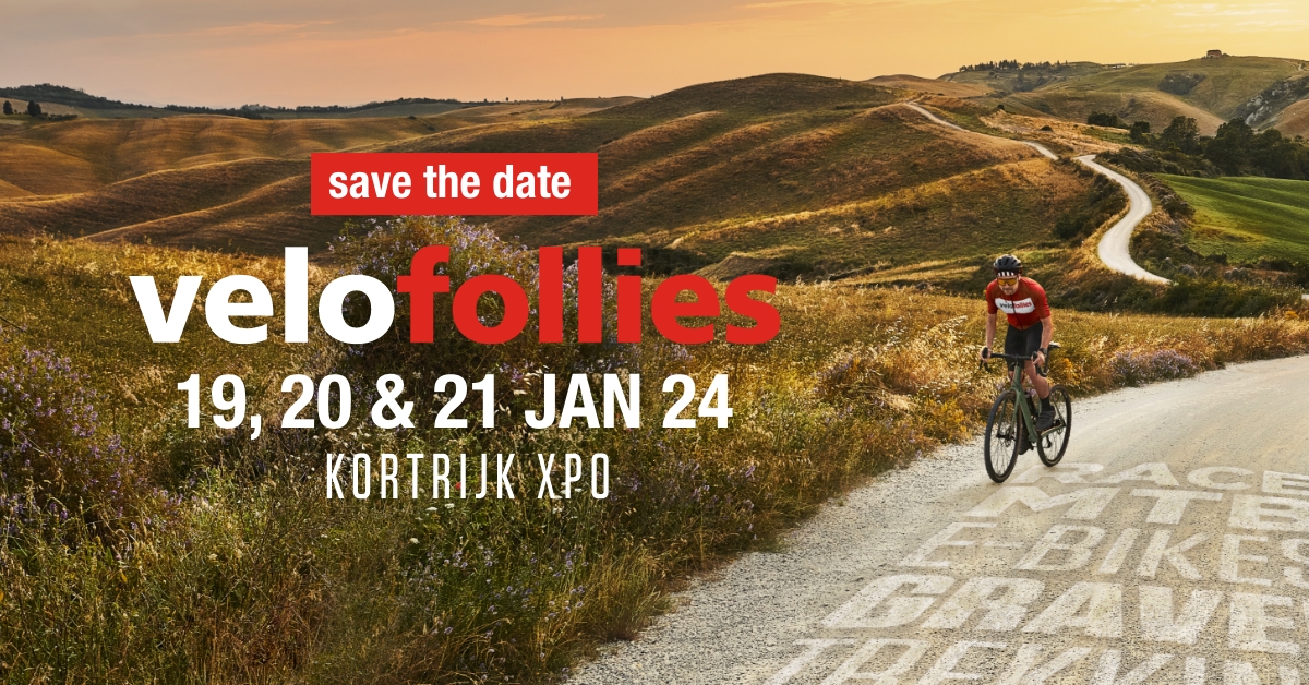 🚴‍♀️ SAVE THE DATE 🚴‍♂️
📅 19 -20 -21 JAN 2024
📍 Kortrijk Xpo