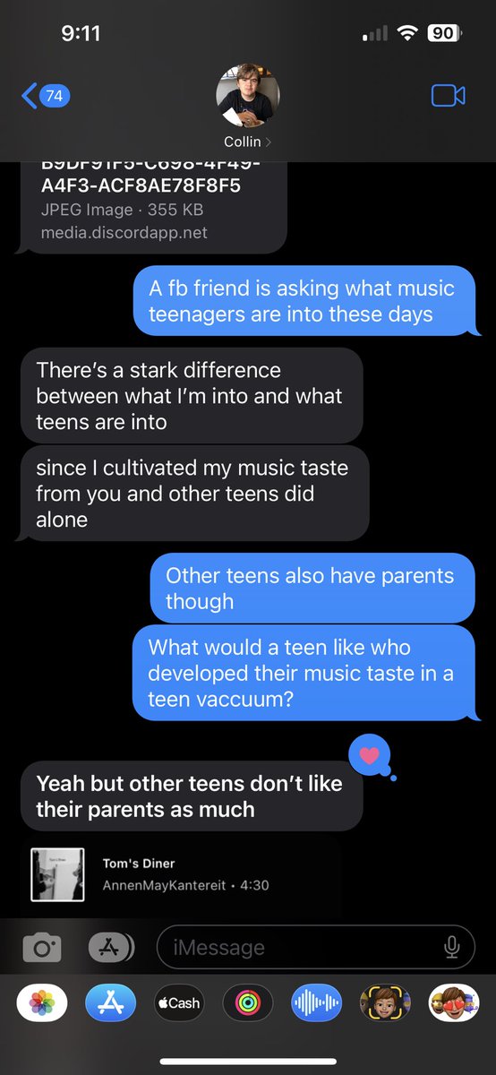 Convo with my 16yo son yesterday. Why does this make me feel like I got an A in parenting?