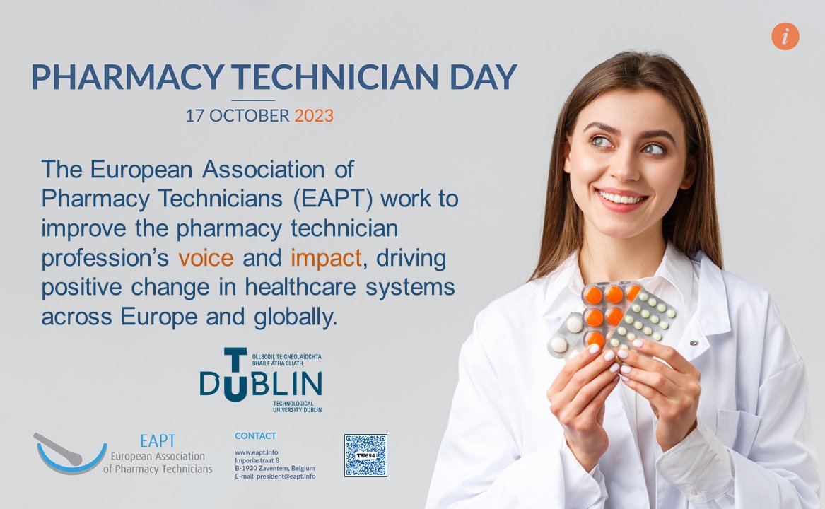 Happy World Pharmacy Technician Day. Thanks for our industry partners joining our Pharmacy Technician annual event today: Brian Battles/Elaine ONeill (McCabes Pharmacy), Myra Tyrrell (St. Vincent's Hospital), Eleanor Muir/Niamh Sweeney (St. James's Hospital) for their insights👏
