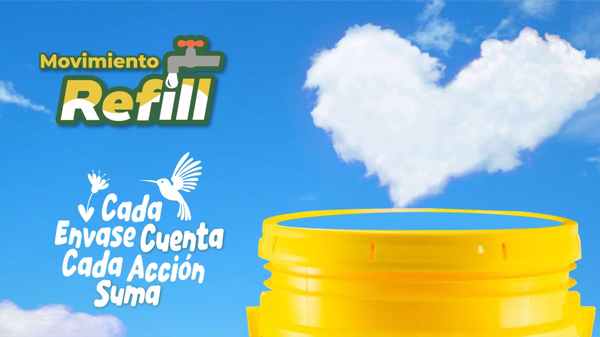 PintuTitoPabon's tweet image. Nuestros envases son pequeñas gotas de amor para el planeta. 💧💚 Únete a nuestro movimiento refill: cada envase cuenta.
.
.
.
.
#PlanetaVerde #EcoAmigable #ReciclajeResponsable #pintura #PlanetaFutbol