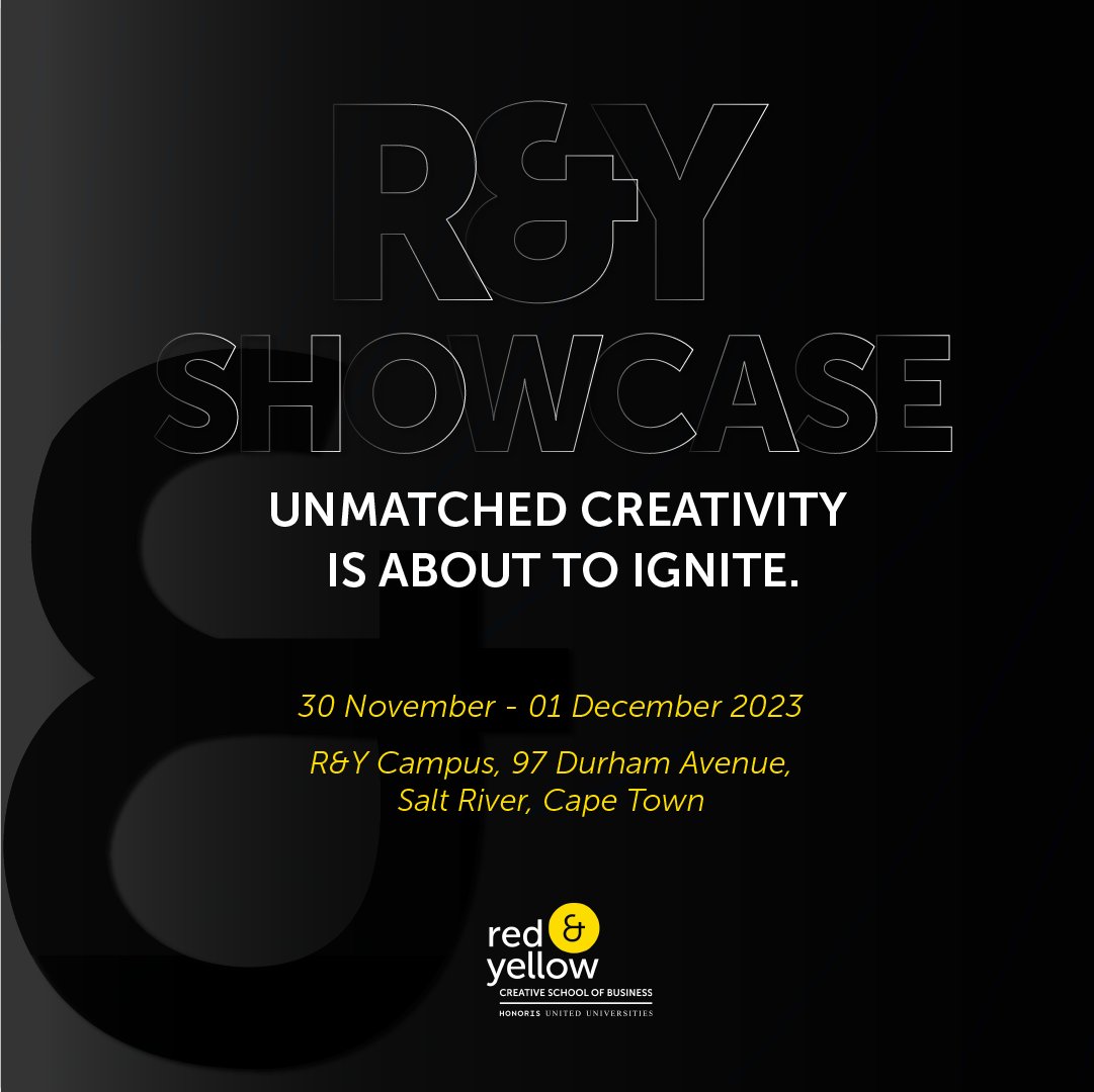 Exciting news! Save the date for the Red & Yellow Grad Showcase – discover award-winning creative work, chat with students, and witness Creative Magic & Commercial Logic in action. Stay tuned for the theme reveal! 🎉🌟