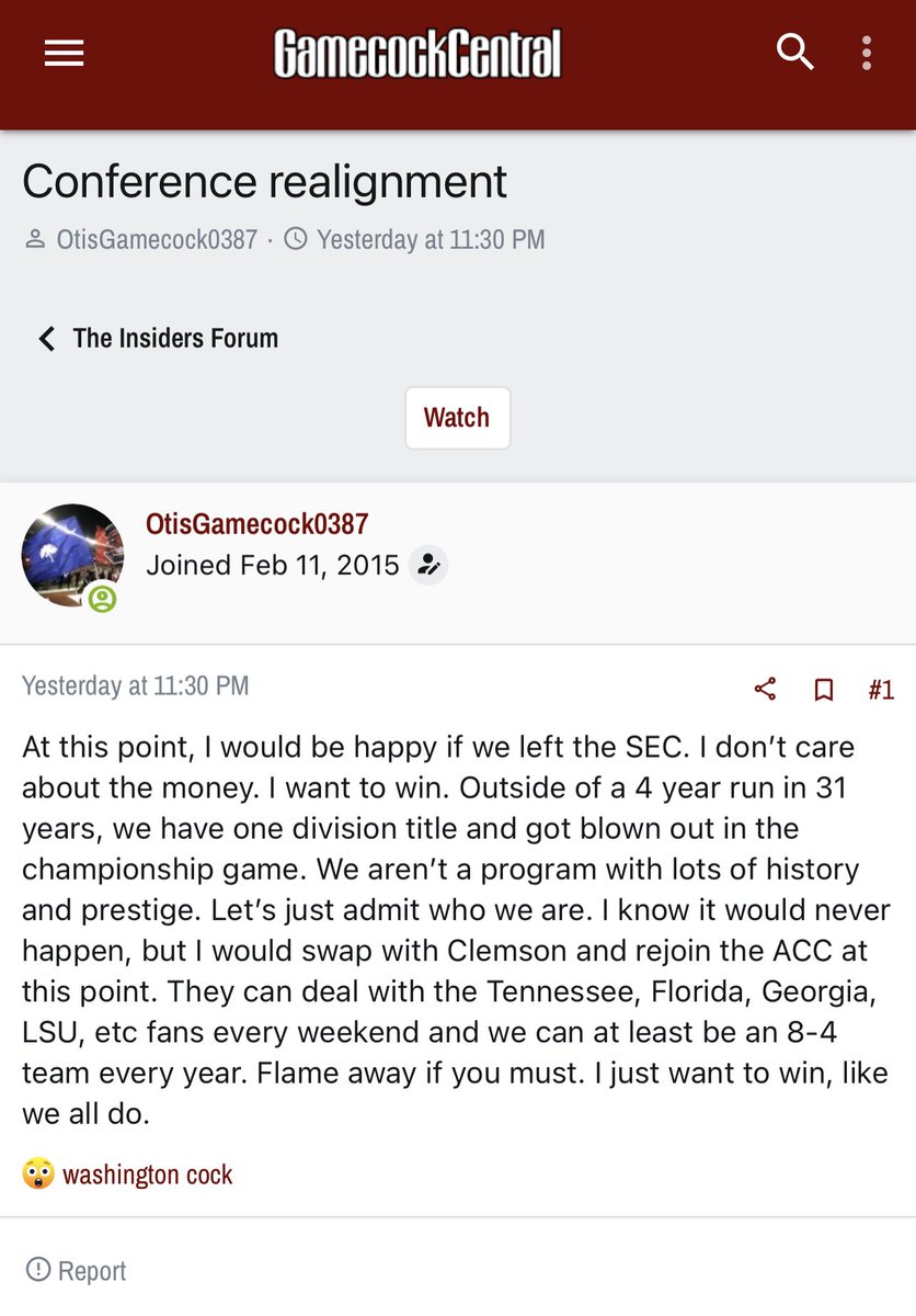 BoardGeniuses's tweet photo. #SouthCarolina should leave the #SEC so they could actually win something. https://t.co/2Op4ut7Un8