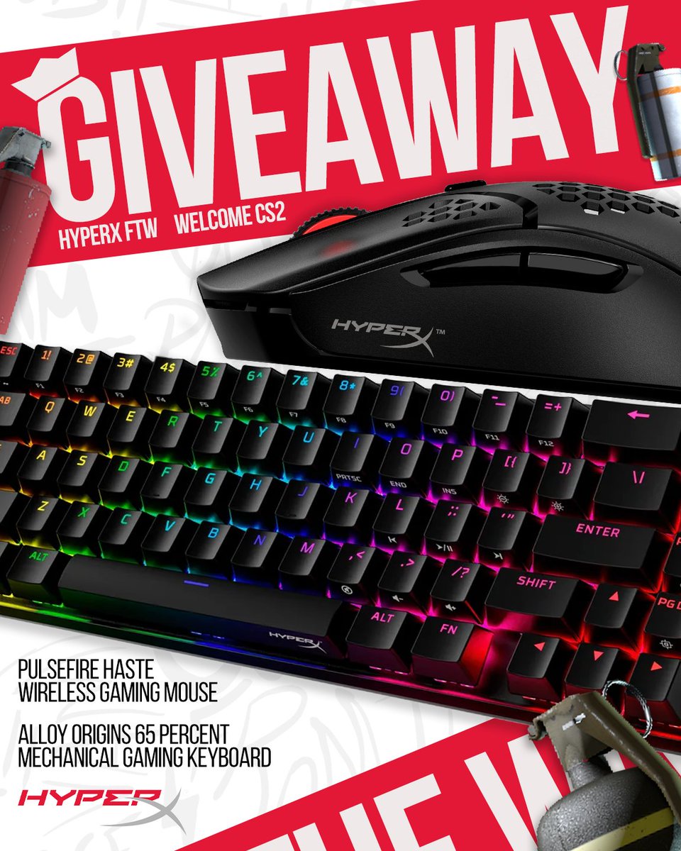 💣 𝗙𝗧𝗪 𝗛𝗬𝗣𝗘𝗥𝗫 𝗚𝗜𝗩𝗘𝗔𝗪𝗔𝗬 - 𝗪𝗘𝗟𝗖𝗢𝗠𝗘 𝗖𝗦𝟮 💣

Continuamos a festejar a chegada do <a href="/CounterStrike/">CS2</a> 2 e da nossa vitória em LAN no Aveiro TechDays Cup 2023! 🏆

Em conjunto com a <a href="/HyperX/">HyperX</a> trazemos um kit novinho em folha e perfeito para o vosso setup! 🖱⌨

👉