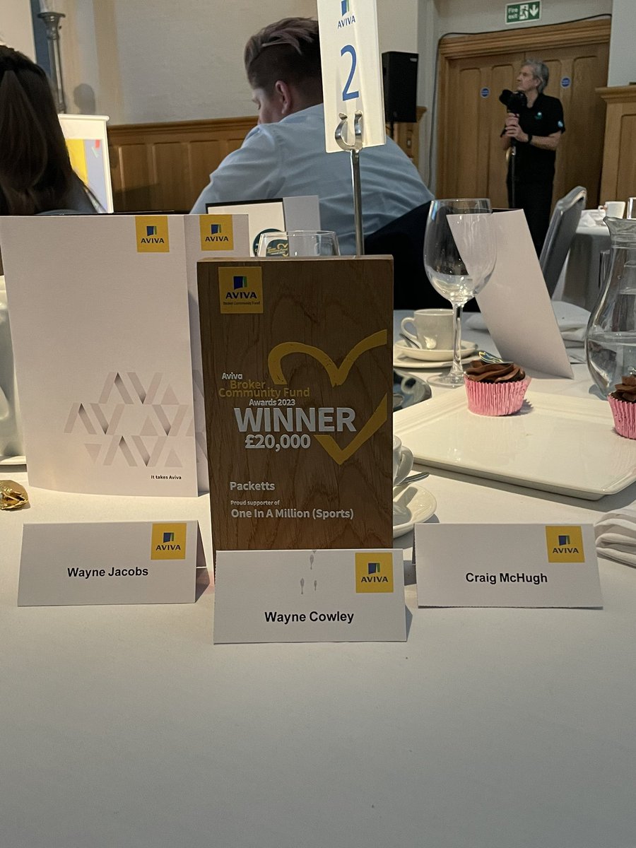 Winners at Aviva Broker Community Fund Awards 2023 !! <a href="/AvivaBrokerUK/">Aviva Broker UK</a> <a href="/PackettsBrokers/">Packetts</a> THANKYOU 🍾