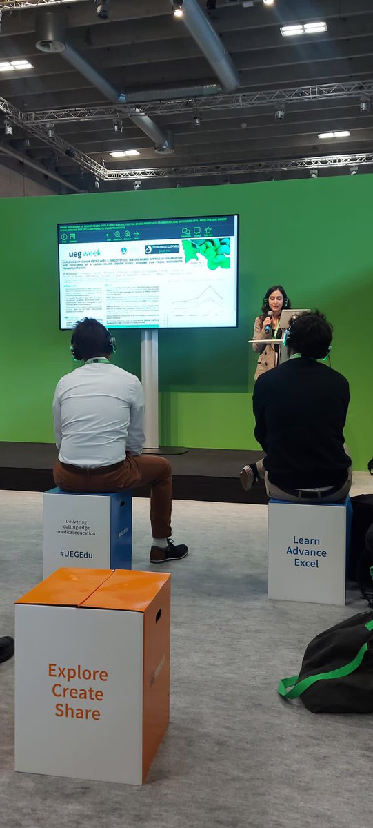 #UEGWeek #UEGWeek2023 today @deborarondine03 has presented the results of our #FMT donor screening program based on direct molecular testing of each stool batch for intestinal pathogens and MDRO. Tough but safe. #microbiome #microbiomeclinicians