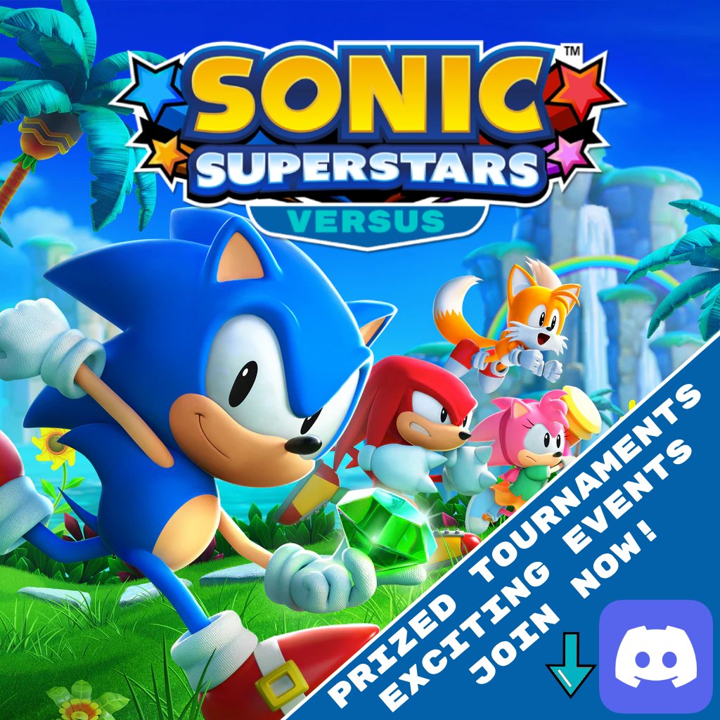 Sonic_Versus's tweet photo. Are you ready to become a Superstar?

Our Sonic Superstars Discord server is OUT NOW!
Join for Funded Tournaments, events and fun!

Discord Link below ⬇️
#SonicSuperstars #SonicTheHedeghog https://t.co/p6yDsFIkzS