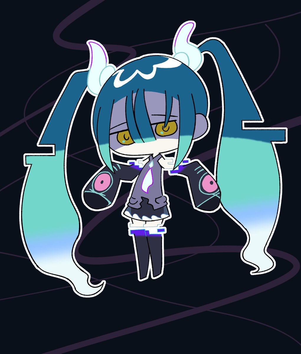 初音ミク 「ゴーストミクさん #ポケミク」|ミァハ skb募集始めましたのイラスト