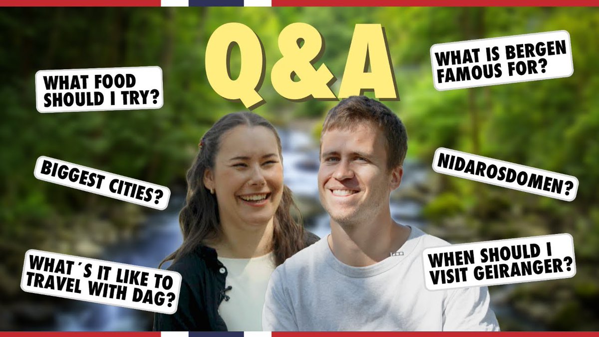 Q&amp;A time 🤩  Watch it now on our YT channel 👇
youtu.be/IOkG4SeTFuA  #visitnorway #HowToNorway #norway