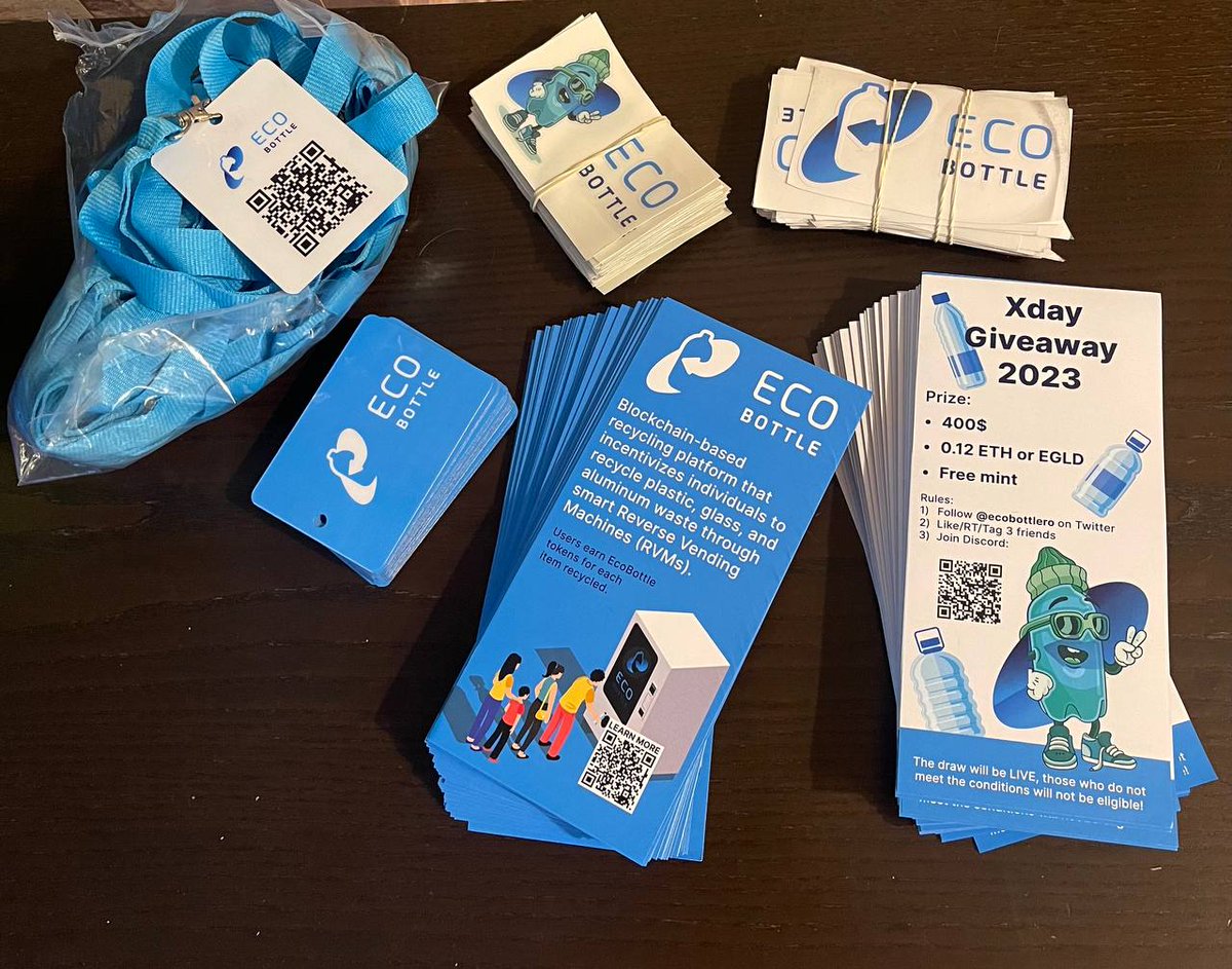 ecobottlero's tweet photo. EcoBottle Recycle2earn 

Join Discord:

https://t.co/BQUxqHWEPp

#ecobottle #recycle2earn #MultiversX #egld