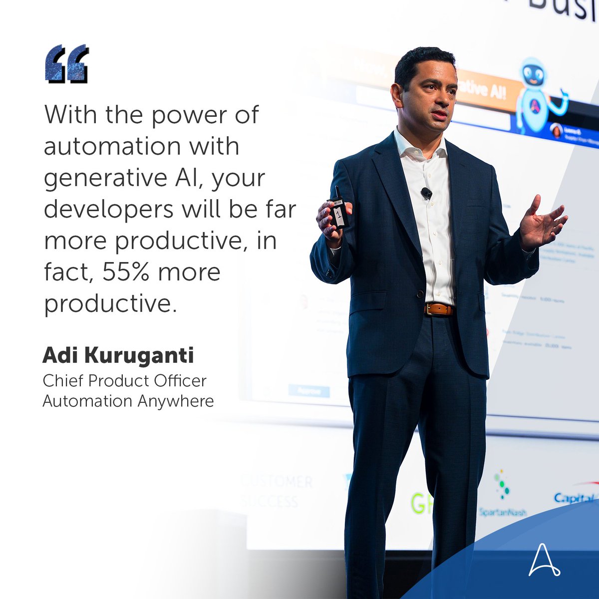 🎥 Watch Adi Kuruganti, our Chief Product Officer, as he unveils the future of automation in his #Imagine2023 keynote. Don't miss out! Watch on demand: automationanywhere.com/resources/even… #AI #automation #businesstransformation
