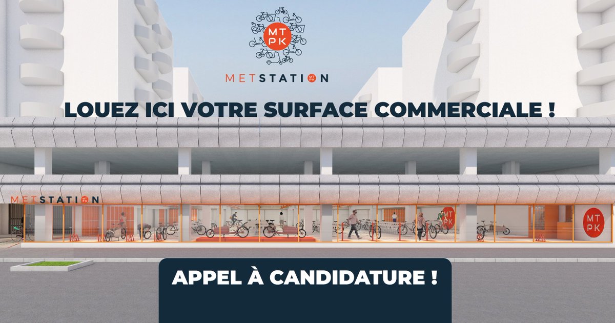 📣 Vous êtes acteur des #mobilitésdouces ?
Louez votre espace commercial dans une METSTATION !
#appelcandidature #velo #mobilite #cargo #trottinette #commerce #bordeaux #velotaf #solutionvelo #parkingvelo #mobilitedurable #bike #RSE #VAE