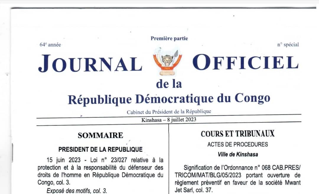 PPIREGIONALE's tweet photo. La #RDC  dispose désormais d'une loi protégeant les #DDH. En plein processus électoral, @PPIREGIONALE salut la promulgation de cet outil qui garantit la démocratie et la promotion des #DH au pays.
@Presidence_RDC  @AssembleeN_RDC @senatrdc @AEDHmonde @radiookapi @JustinNkumbarhi https://t.co/rVpkjtH5Gc