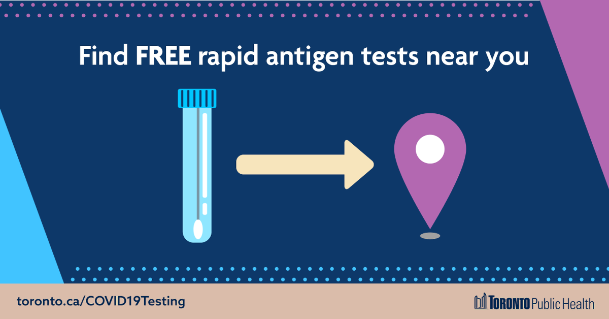 TOPublicHealth's tweet photo. Did you know? Testing is an important way to help stop the spread of #COVID19. 
 
📍 Find a FREE rapid antigen test near you: https://t.co/EtAhNmOnVT https://t.co/by8JWzaR6K