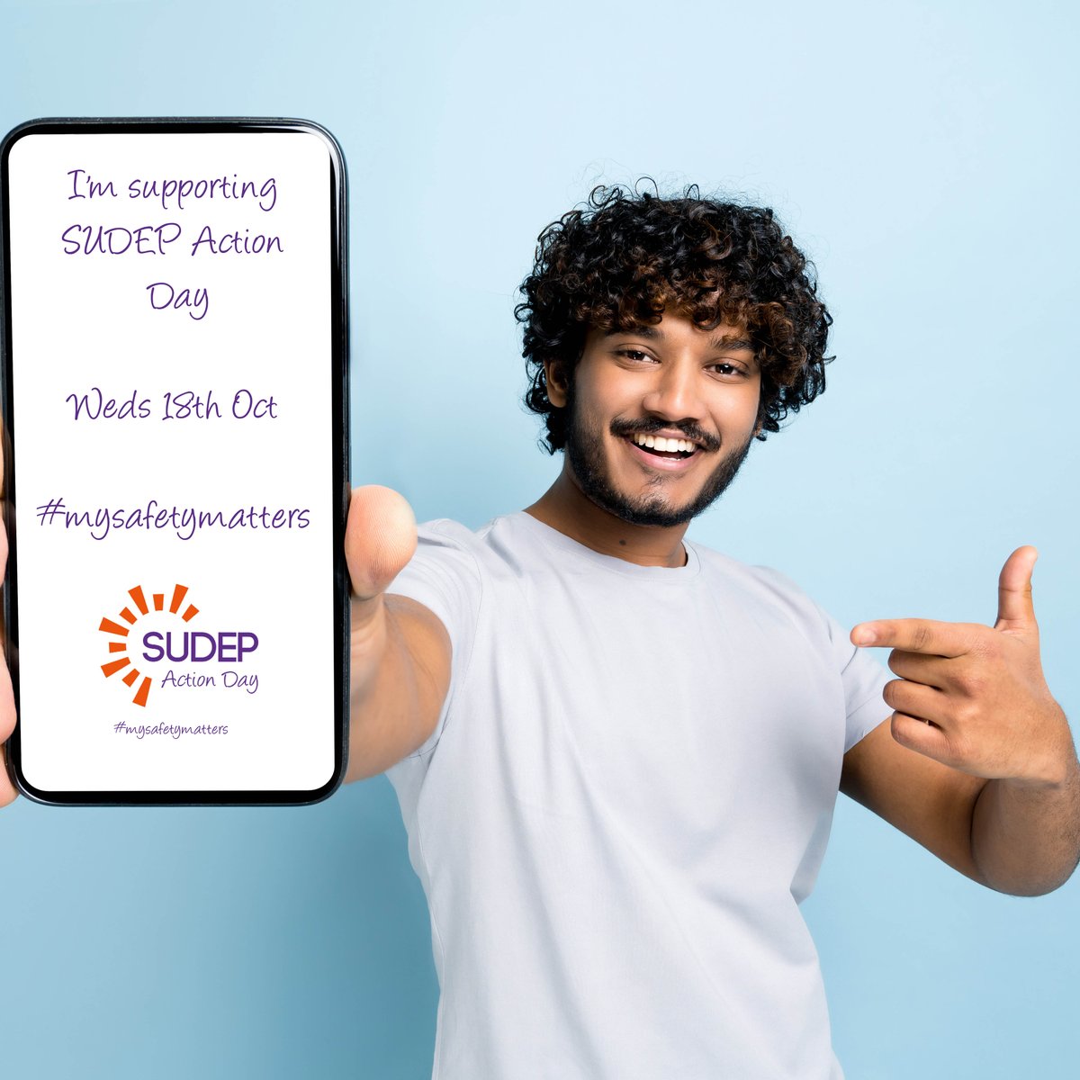 SudepAction's tweet photo. Tell others you’re supporting #SUDEPActionDay2023 by sharing this message on social media. 

Let people know #mysafetymatters https://t.co/uL89yYa9Ka