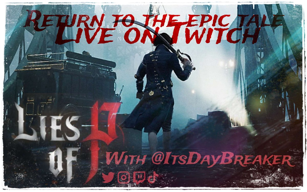TheJinSolo_'s tweet photo. 🔮 Returning to the eerie world of Lies of P! 🎮 🌌 Excited to dive back in and share this twisted journey on [https://t.co/eXCiTqWHqs]!
#LiesofP #GamingReturn #TwitchStreamer #DarkFantasy  #SoulslikeAdventure #TwitchCommunity #GamerLife #MustWatch #StreamingNow #Soulslike https://t.co/HIV1rfllxv