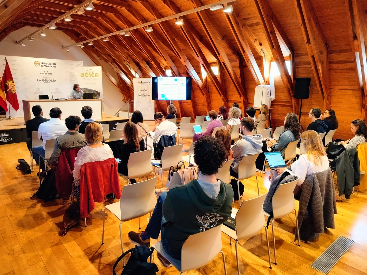 SIguen los 'Talleres de Innova €uropa, Proyectos Erasmus', esta mañana en el Espacio La Granja, para el fomento de la participación ciudadana en proyectos europeos de entornos rurales de la provincia de #Valladolid  
<a href="/ClusterAeice/">AEICE Clúster de Hábitat Eficiente</a> <a href="/Dip_Va/">Diputación de Valladolid</a>
