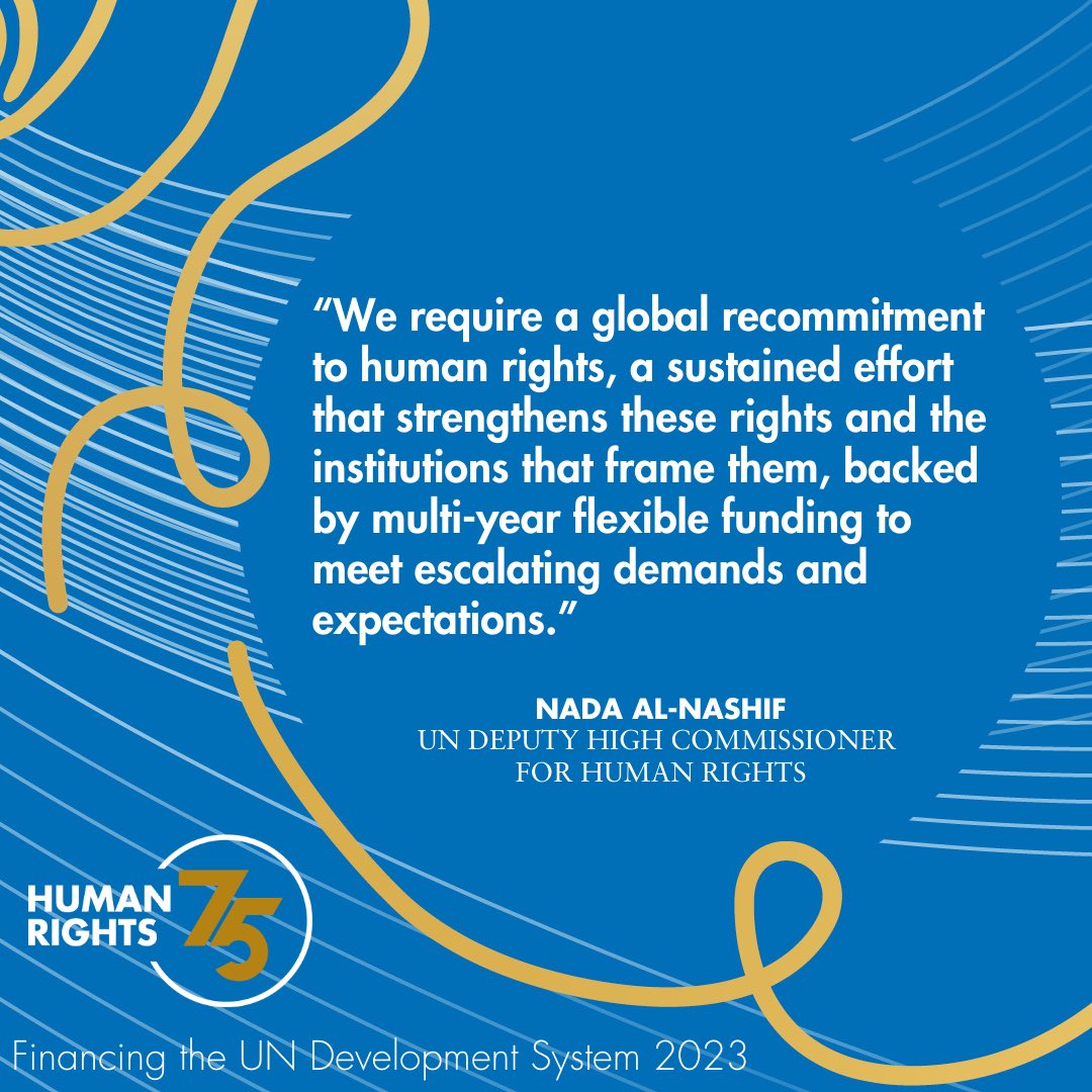 In uncertain times, the new Financing the UN Development System Report offers a wealth of ideas & data insights crucial for enhancing multilateralism for achieving the #SDGs. ➡️ bit.ly/3ECaYpg ➡️ bit.ly/3sWSAEX #Fin4DevUN2023 #HumanRights75 @DagHammarskjold