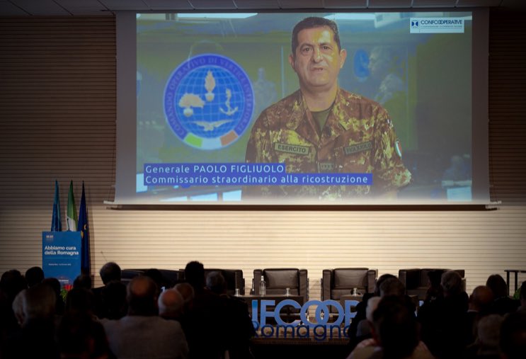 Il generale Figliuolo sulla ricostruzione post alluvione: “Si arriverà al completo ristoro dei danni subiti dalle attività produttive"
Intervento all’assemblea annuale di @ConfcoopRomagna 

<a href="/StronatiMassimo/">Massimo Stronati</a> 
<a href="/AntAmb72/">A.A.</a> 

L’articolo 👇👇
netcoop.it/Dalle-Regioni/…