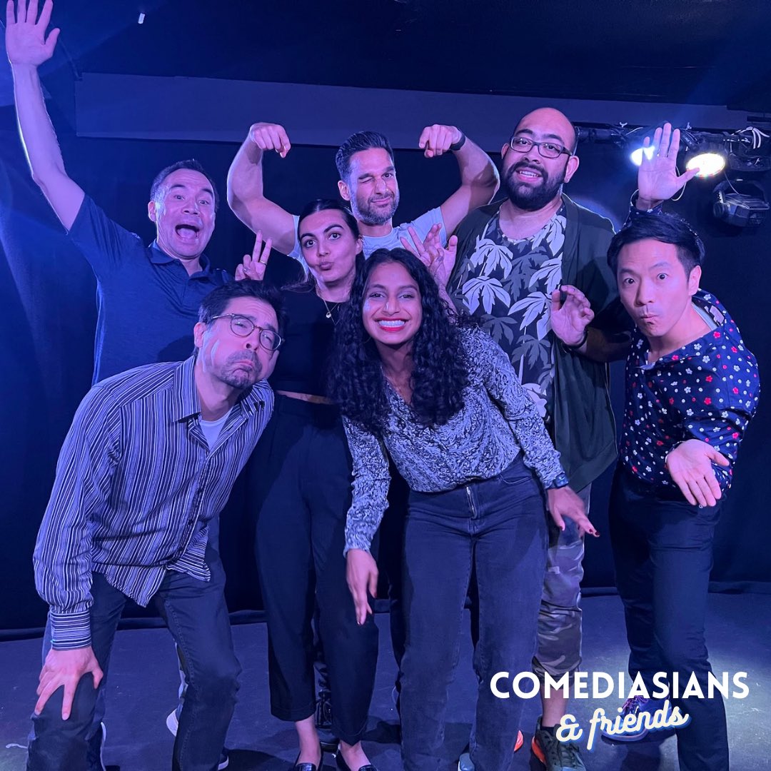 comediasians's tweet photo. 🥮We're still buzzing from our Oct Comediasians &amp; Friends night! Fab jammers and stand up from @shalakakurup. 

🤩Miss us? We're back at @hooplaimpro this Thursday the 19th for The Mixer. 

🥸AND a double bill with Rumourville on Sunday the 22nd at @CamdenComedy! Tickets in bio https://t.co/8vbda973rC