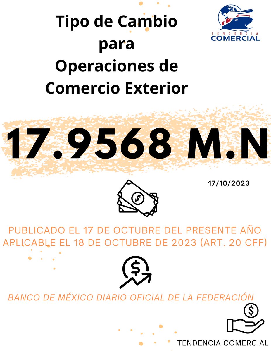 #TipodeCambio #Dolar #BancodeMéxico #Octubre #TendenciaComercial