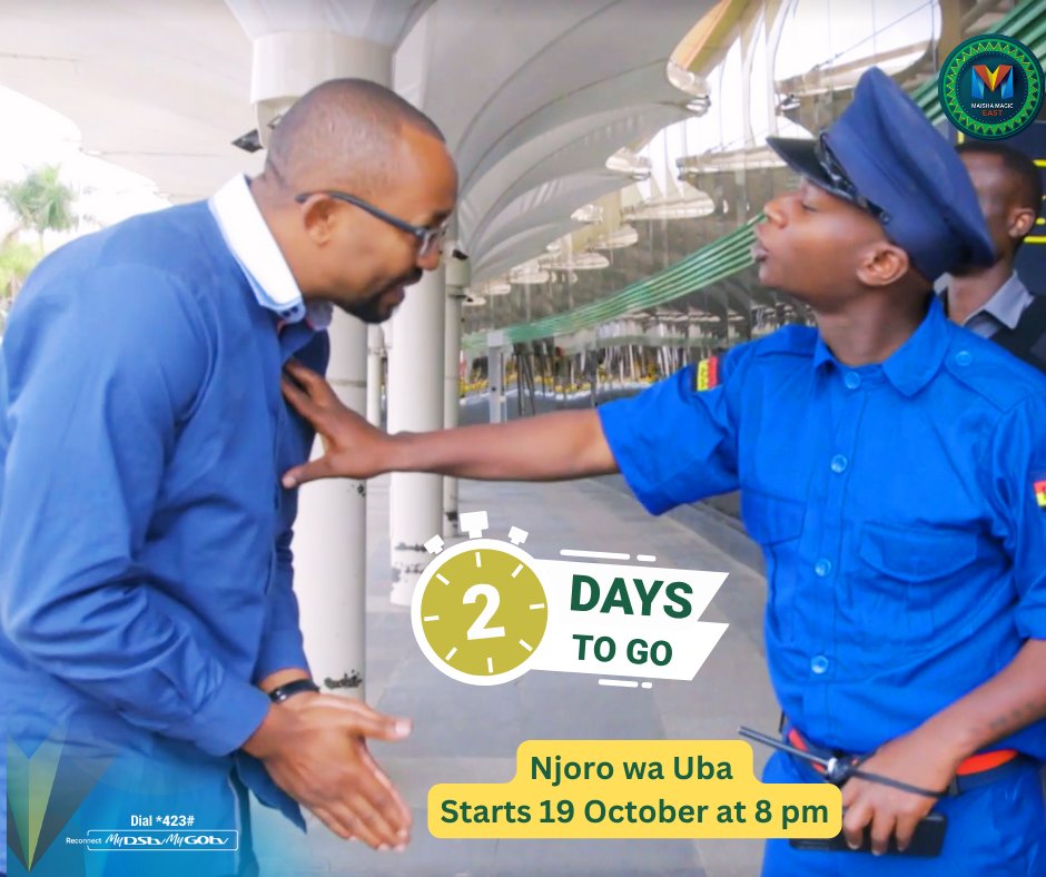 MaishaMagicEast's tweet photo. 2 more sleeps kabla #NjorowaUba ianze. Don't miss this moment in the season premiere this Thursday 19 October at 8 pm only on #MMEast DStv 158 and GOtv 2.
https://t.co/QTb8ngHOBa https://t.co/4diVIduiuq