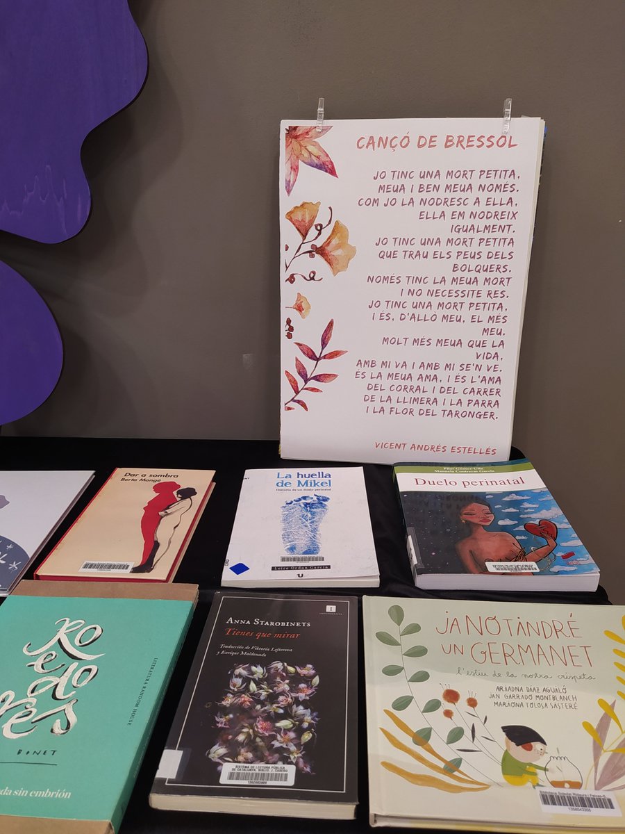 BIBLIOSHS's tweet photo. 🤍 El 15 d'octubre és el Dia Internacional del Dol Gestacional, Perinatal i Neonatal
🦋 A la biblioteca, trobareu una selecció de llibres exposats per ajudar a visibilitzar un dol encara molt silenciat
@santhilari
#dolgestacional #dolperinatal #dolneonatal https://t.co/m1xMxYiwiA