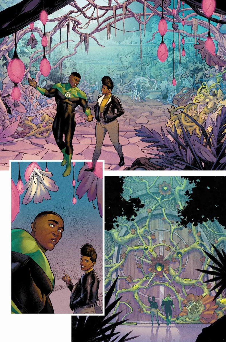 Marquis_Draper's tweet photo. Our first major announcement is that the award-winning team behind FAR SECTOR is returning for an all new epilogue, featuring the first meeting between Green Lantern Jo Mullein and John Stewart. https://t.co/TNjyuZ9jdI