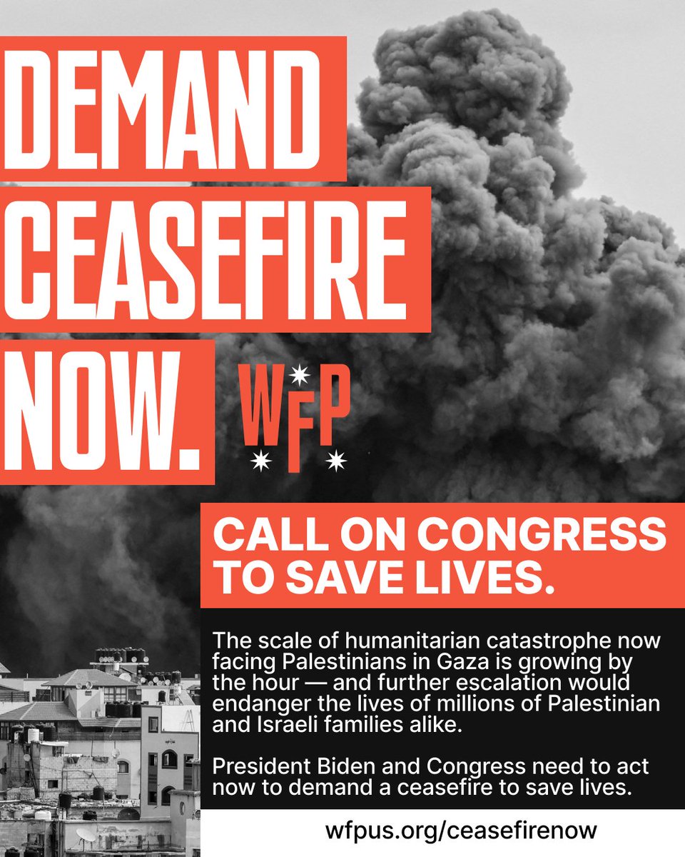 Israel receives billions in U.S. military aid, and is likely to receive billions more to support its war. The U.S. bears responsibility for the conduct of Israel's war.

USE THIS TOOL to tell Congress to call for a ceasefire in Israel &amp; occupied Palestine: wfpus.org/ceasefirenow