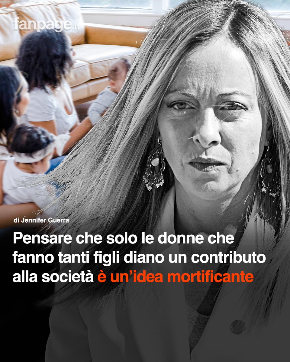 Poche ore fa, il Consiglio dei ministri ha approvato la manovra di bilancio. Il governo ha destinato un miliardo di euro per il suo piano per la natalità:

“Noi vogliamo stabilire che una donna che mette al mondo almeno due figli ha già offerto un importante contributo alla