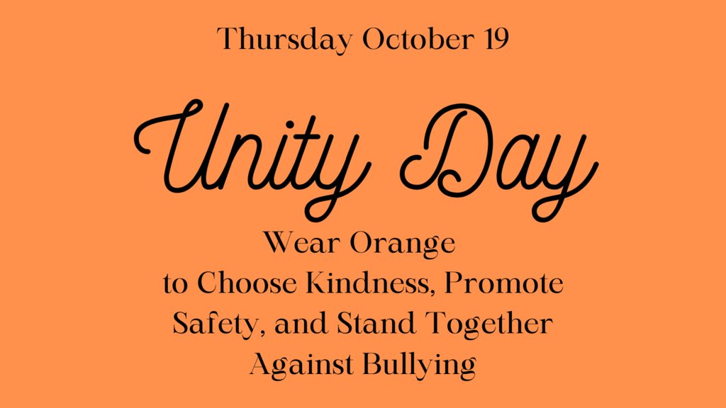 Unity Day on Thursday!
