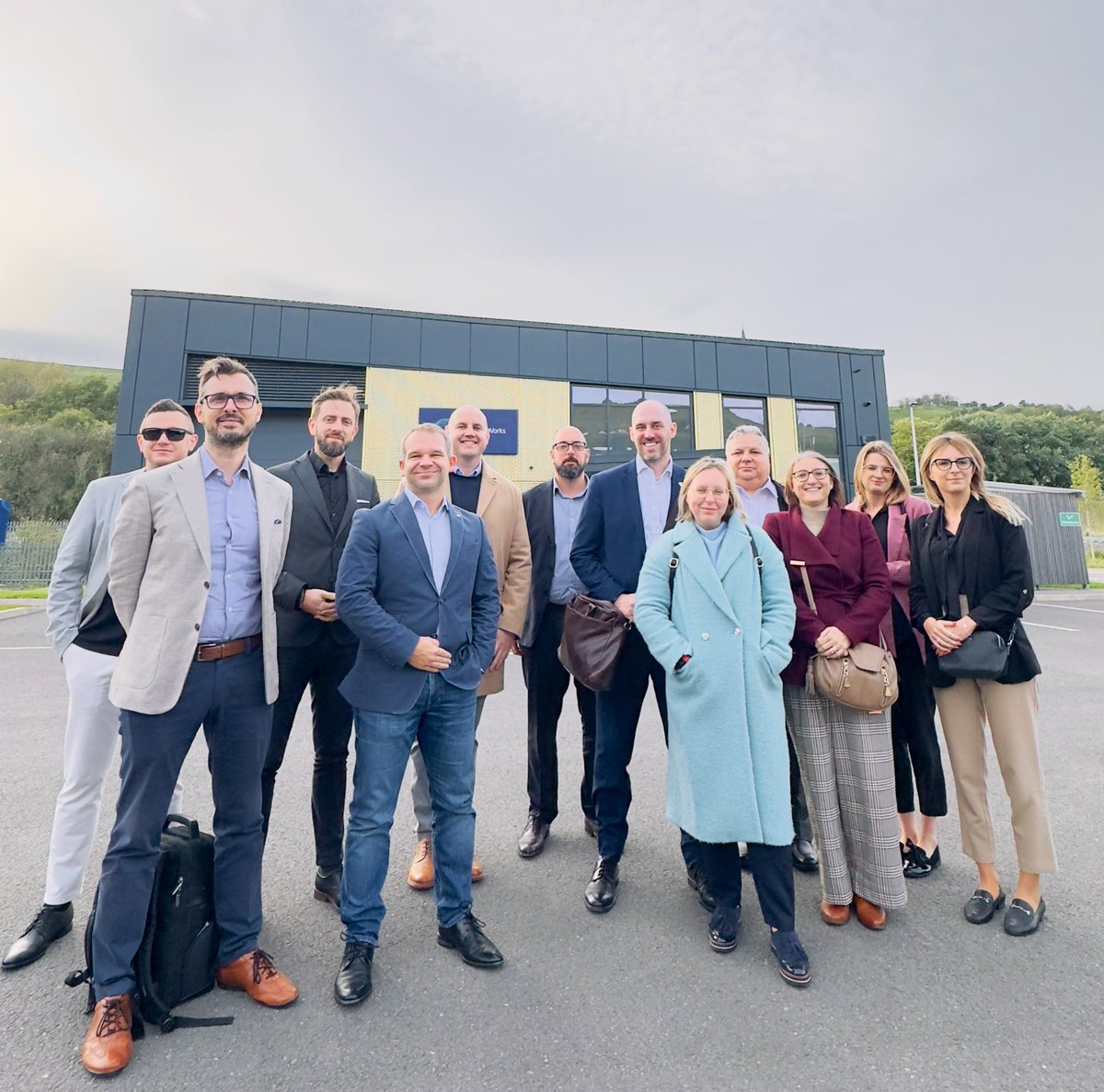 We’re welcoming trade delegation leads from Canada, Germany, Poland and other nations to Ebbw Vale today as part of our work with @walesintheworld to build the profile of Wales in key markets and develop new partnerships for our   #OperationalTechnology competence centre. Croeso!