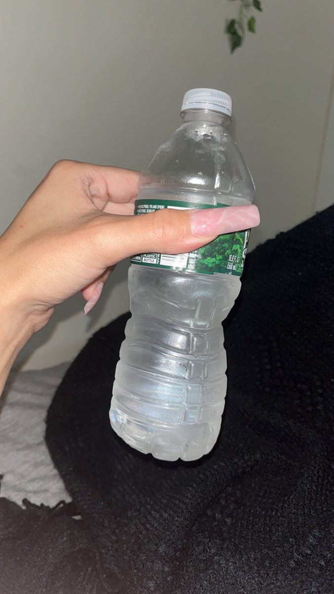 waking up next to a crisp water bottle is the best feeling ever