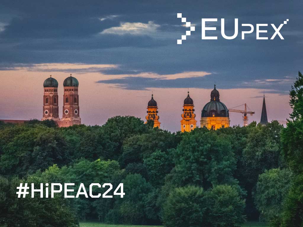 Registration is opening today for #HiPEAC24 in Munich! Are you planning to attend? EUPEX will be exhibiting there, and we're organising a joint tutorial with @EuProcessor  and @pilot_euproject 
@hipeac  
eupex.eu/events/hipeac-…