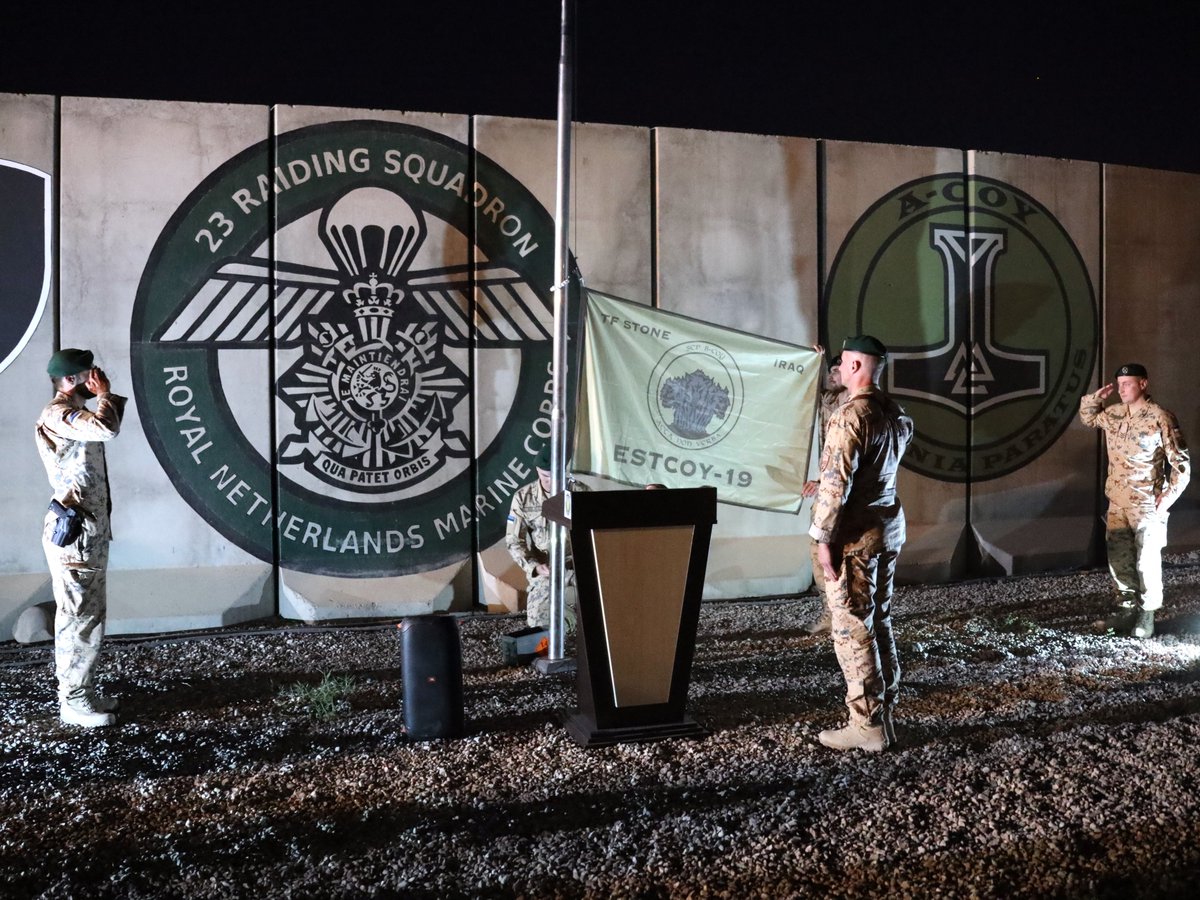 A formal ceremony was held at Erbil Air Base to transfer the rotation from Estcoy-18, which had dutifully served for nearly half a year in the @CJTFOIR operation in Iraq 🇮🇶, to Estcoy-19.
#NATOMissionIraq #OneMissionManyNations #allies