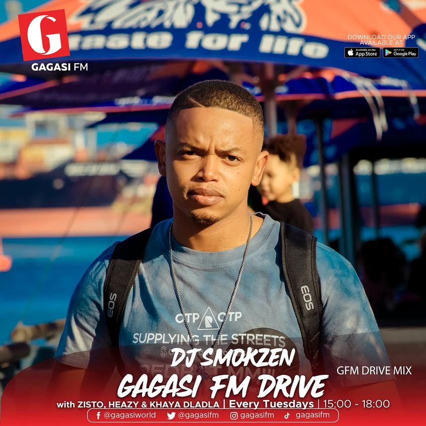 gagasifm's tweet photo. RIGHT NOW: Gagasi FM Mix - 🎚

In the mix today – DJ SMOKZEN
He is our resident DJ for the month of October. 🔥😎

#GFMDriveMix 
#GagasiFM https://t.co/Ko3Y7pSNB6