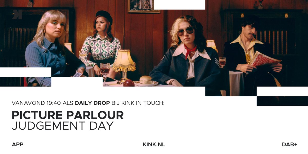 KINK (@kinkpuntnl) on Twitter photo Misschien staat debuutsingle 'Norwegian Wood' nog op je trommelvlies gebrand. Die zullen ze volgende week vast ook spelen op <a href="/LondonCallingNL/">London Calling</a> in <a href="/ParadisoAdam/">Paradiso Amsterdam</a>. Net als deze nieuwe! Je hoort de nieuwe <a href="/pictureparlour_/">Picture Parlour</a> vanavond als Daily Drop bij <a href="/JasperLeijdens/">Jasper Leijdens</a> Misschien staat debuutsingle 'Norwegian Wood' nog op je trommelvlies gebrand. Die zullen ze volgende week vast ook spelen op <a href="/LondonCallingNL/">London Calling</a> in <a href="/ParadisoAdam/">Paradiso Amsterdam</a>. Net als deze nieuwe! Je hoort de nieuwe <a href="/pictureparlour_/">Picture Parlour</a> vanavond als Daily Drop bij <a href="/JasperLeijdens/">Jasper Leijdens</a>