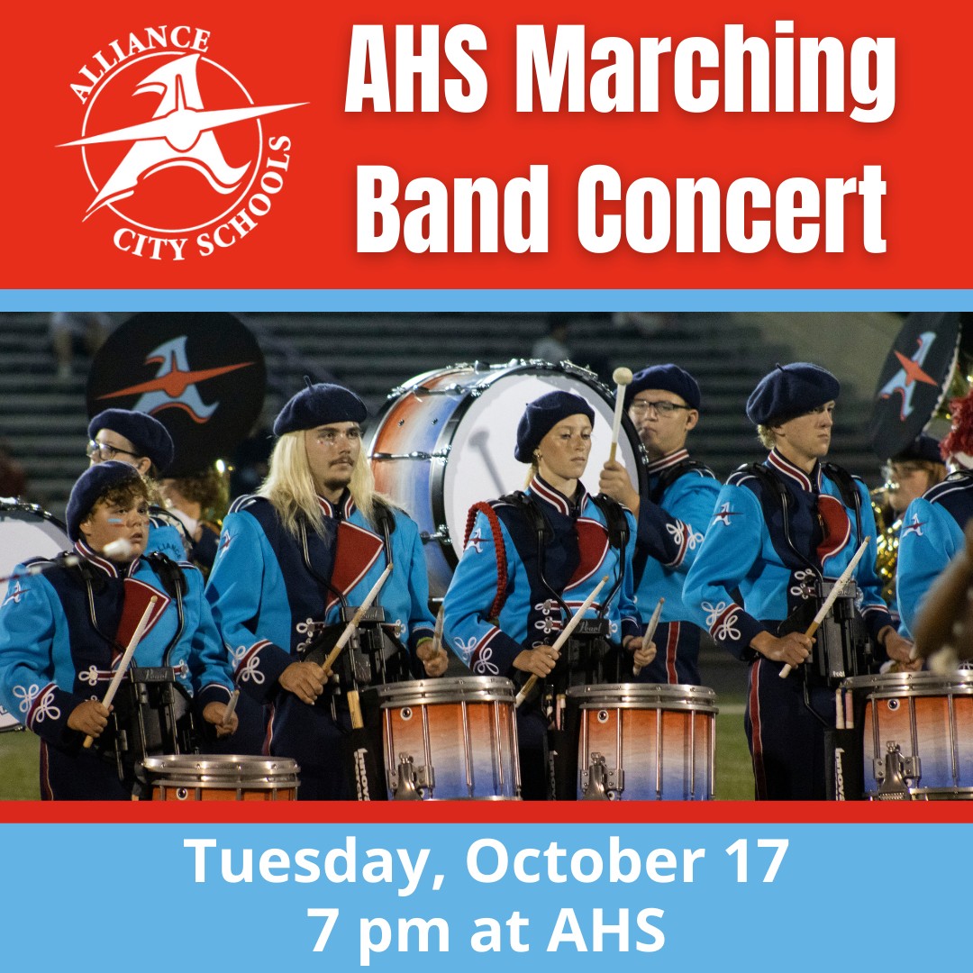 Tonight in the AHS Auditorium! You don't want to miss it- it's going to be LOUD AND PROUD 🥁🎸🎶