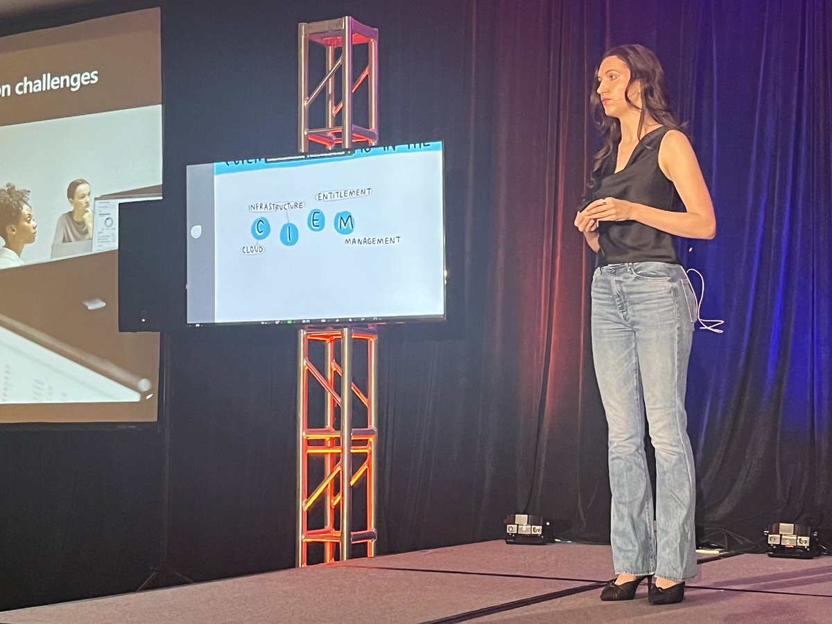 SANS Cloud Security (@sanscloudsec) on Twitter photo Up now <a href="/BaileyBercik/">Bailey Bercik - @baileybercik@infosec.exchange</a> and <a href="/markmorow/">Mark Morowczynski (@markmorow@infosec.exchange)</a> of <a href="/Microsoft/">Microsoft</a> filling us in on their lessons learned over the last 18 months of CIEM Implementation in the Enterprise.
#CloudSecNextSummit
Join us now! sans.org/u/1qlq Up now <a href="/BaileyBercik/">Bailey Bercik - @baileybercik@infosec.exchange</a> and <a href="/markmorow/">Mark Morowczynski (@markmorow@infosec.exchange)</a> of <a href="/Microsoft/">Microsoft</a> filling us in on their lessons learned over the last 18 months of CIEM Implementation in the Enterprise.
#CloudSecNextSummit
Join us now! sans.org/u/1qlq